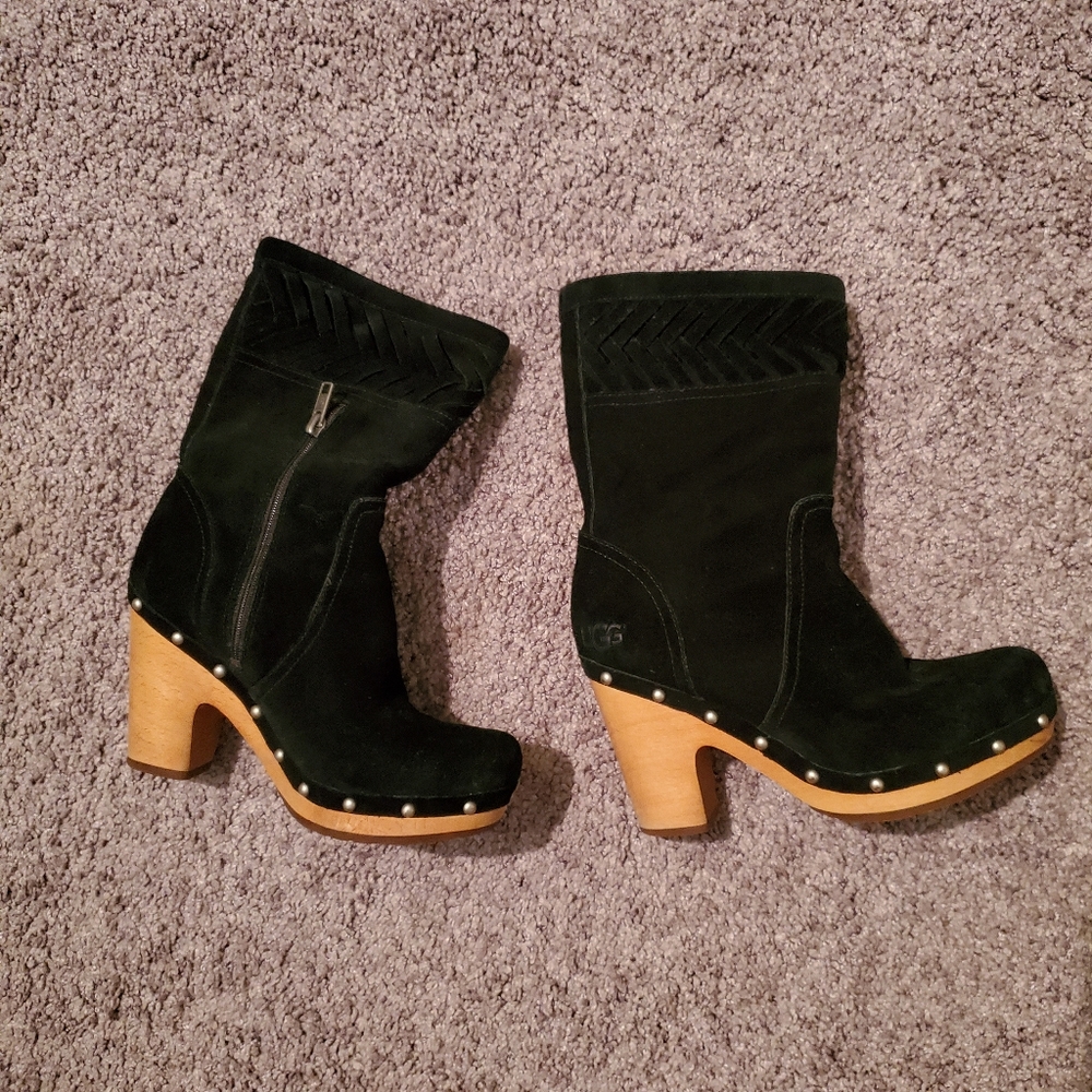 UGG Black Suede Boots